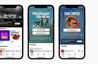 Apple's New Subscription Podcast Features